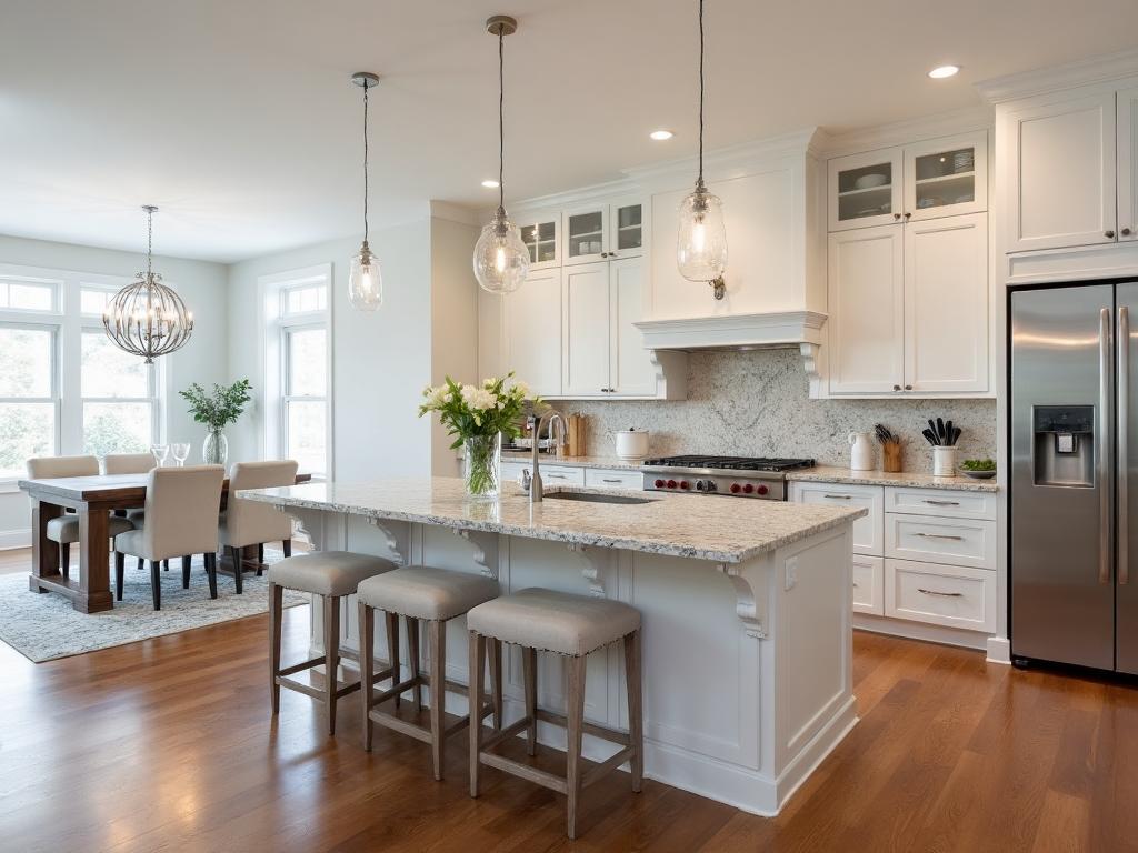 Beautiful modern kitchen renovation by Emory Construction