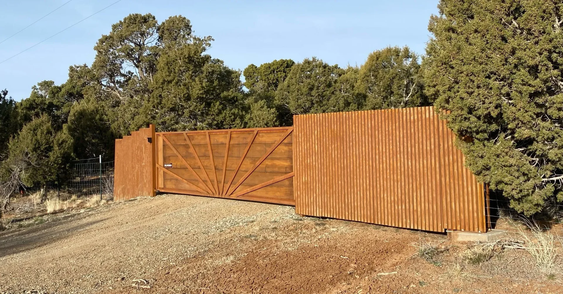 Wooden Fence Gate